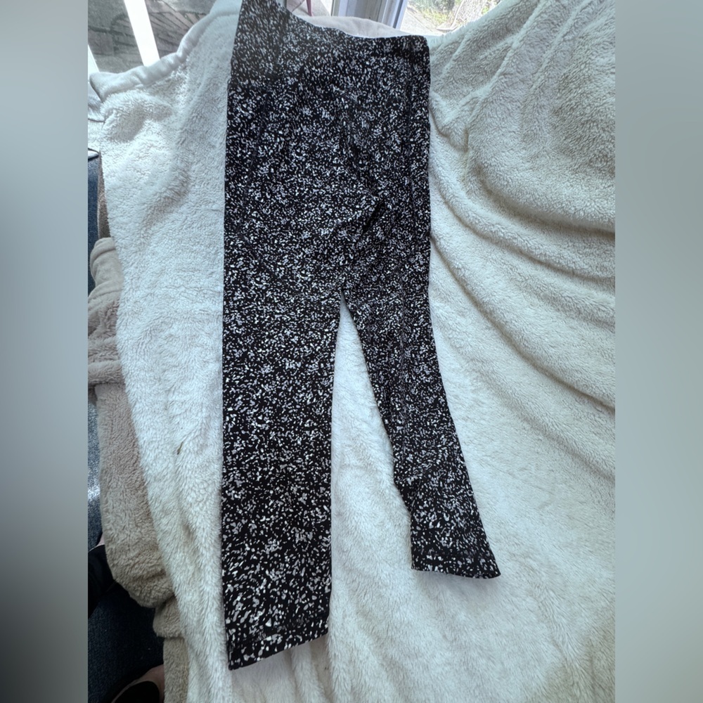 Old Navy Power-soft Leggings Speckled Active Leggings with Pockets womens Large - Picture 3 of 6